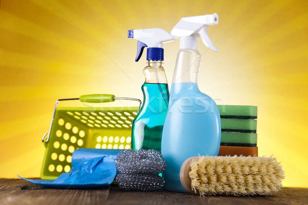 Group of assorted cleaning  Stock photo © JanPietruszka