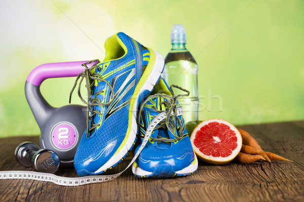 Stock photo: Fitness Food, diet, Vegetable composition