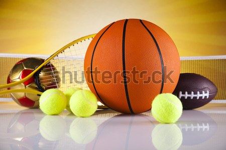 Sport équipement golf football tennis [[stock_photo]] © JanPietruszka