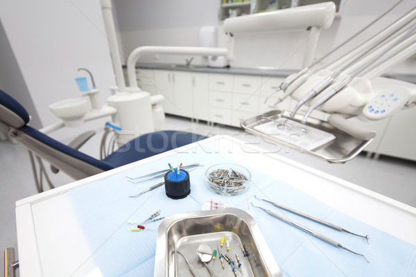 стоматологических инструменты Стоматологи служба врач медицинской Сток-фото © JanPietruszka