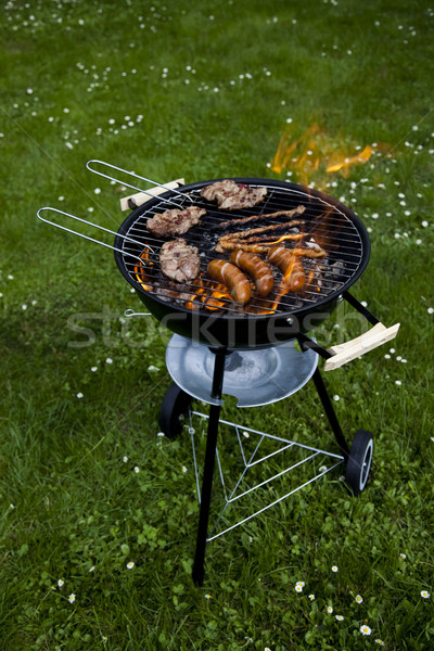 Griller temps grill lumineuses coloré [[stock_photo]] © JanPietruszka