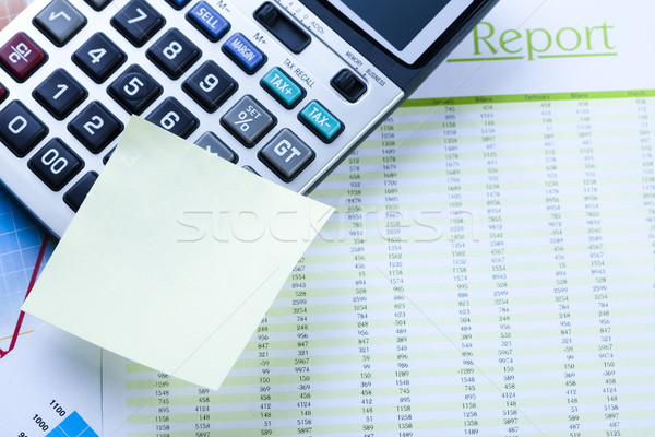 Foto stock: Financeiro · brilhante · colorido · negócio · papel · financiar