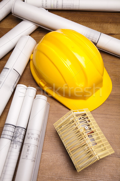 Construction Plans Stock photo © JanPietruszka