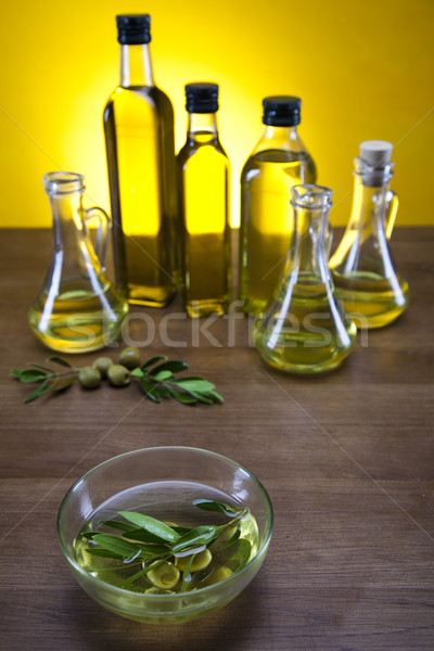 Stockfoto: Vers · olijven · olijfolie · boom · zon · vruchten