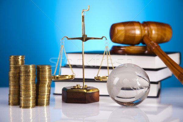 Stock photo:  Justice Scale and Gavel