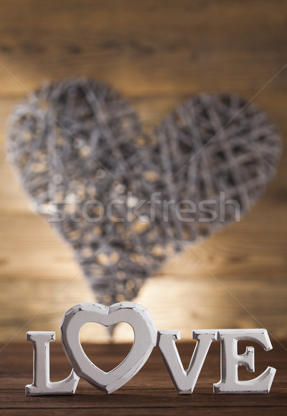 Love, Valentine's day concept, heart background  Stock photo © JanPietruszka
