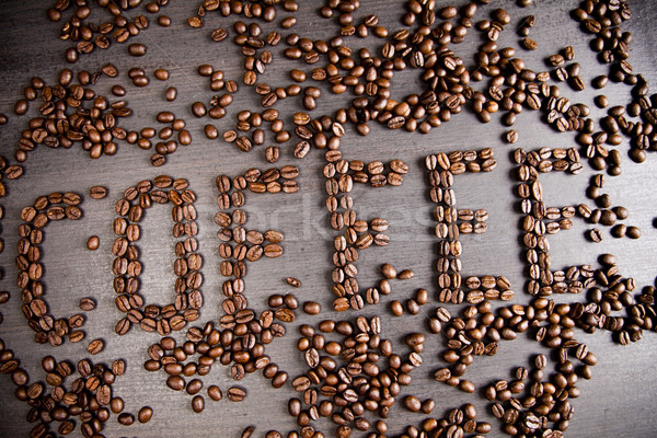 Koffein élénk fényes textúra étel keret Stock fotó © JanPietruszka