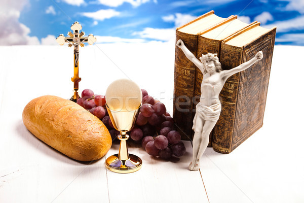 Foto d'archivio: Simbolo · cristianesimo · religione · luminoso · libro · Gesù