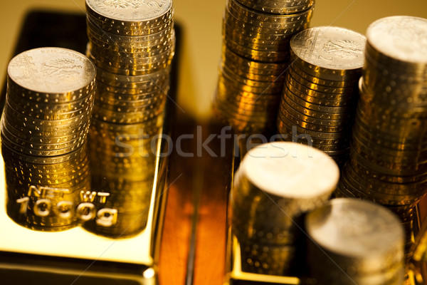 Money, coins background Stock photo © JanPietruszka
