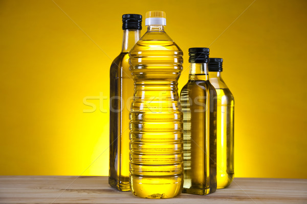 Olive oil bottle Stock photo © JanPietruszka