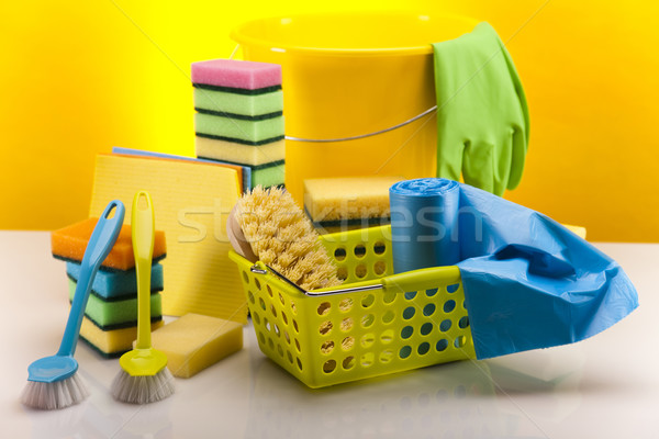 Variety of cleaning products Stock photo © JanPietruszka