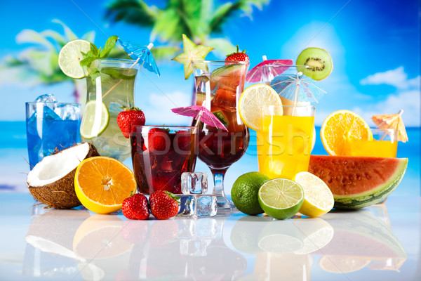 Stockfoto: Cocktails · alcohol · drinken · natuurlijke · kleurrijk · voedsel