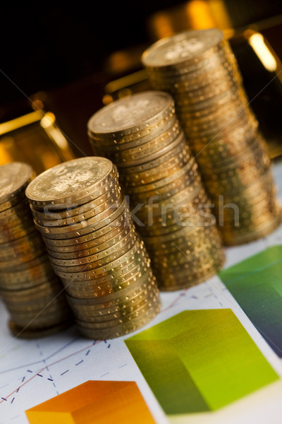 Money, coins background Stock photo © JanPietruszka