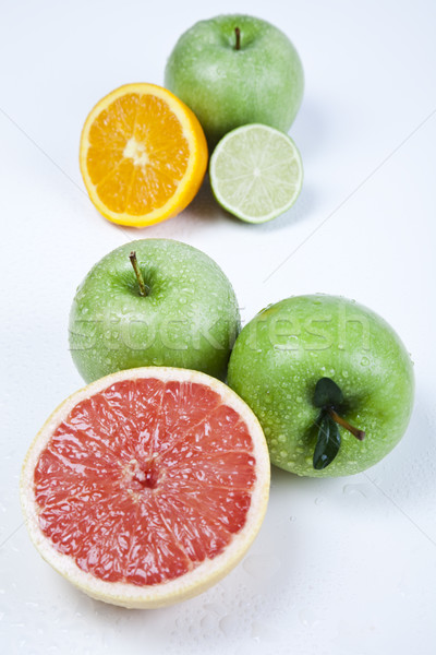 Mélange de fruits lumineuses coloré nature fruits santé [[stock_photo]] © JanPietruszka