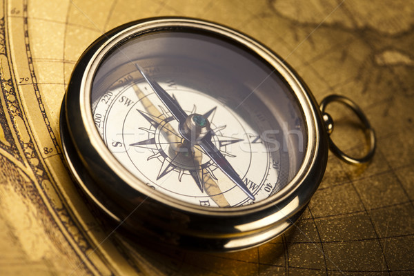 Stock photo: Travelling, Compass 