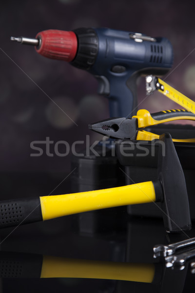 Still life with constructor tools Stock photo © JanPietruszka