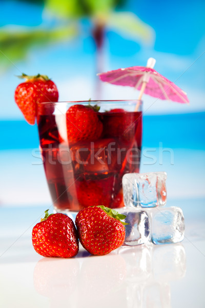 Cocktails, alcohol drink, natural colorful tone Stock photo © JanPietruszka