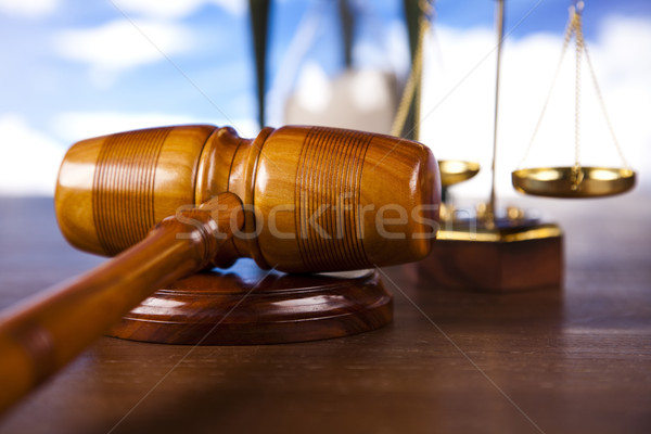 Law and blue sky Stock photo © JanPietruszka