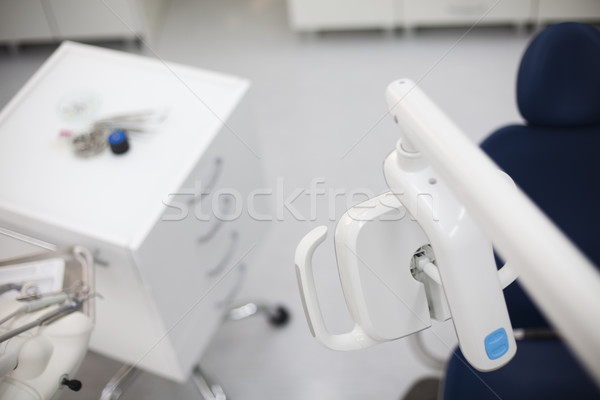 Sprzęt stomatologiczny lekarza muzyka lustra narzędzie zawodowych Zdjęcia stock © JanPietruszka