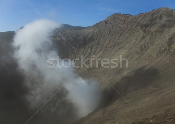 Volcano Ijen, Java, Indonesia, bright colorful vivid theme Stock photo © JanPietruszka