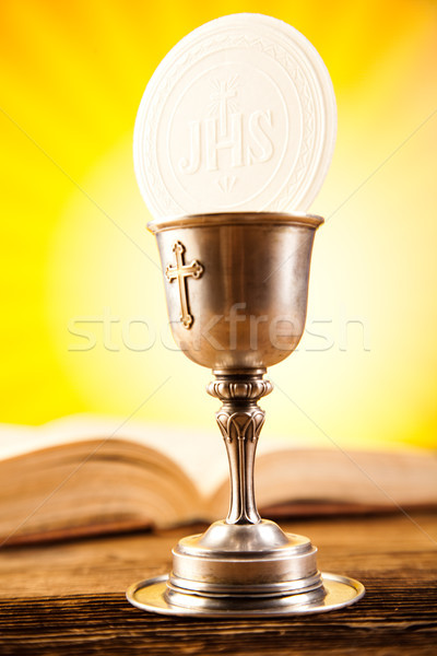 Foto stock: Comunión · brillante · libro · Jesús · iglesia