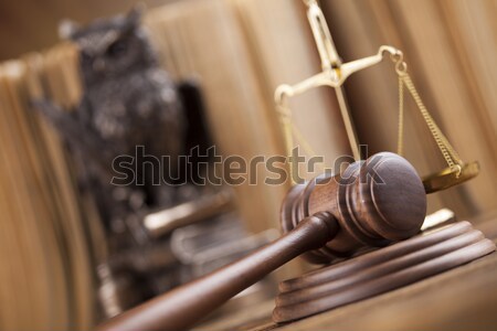 прав судья молоток правосудия молота Сток-фото © JanPietruszka