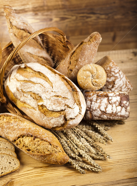 Pâine alimente natură cumpărături bucătărie grâu Imagine de stoc © JanPietruszka