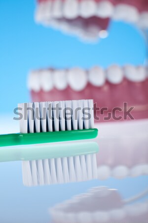 Teeth, Dental health care objects Stock photo © JanPietruszka