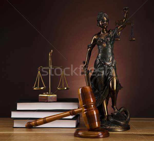 Stock photo: God of law 