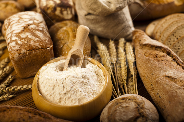 Composition with loafs of bread Stock photo © JanPietruszka
