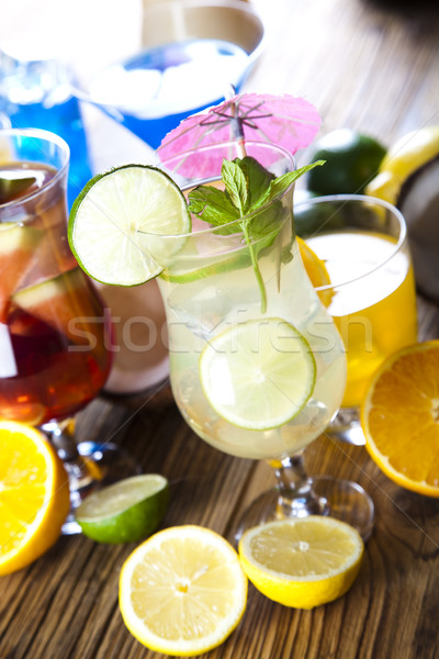 Exótico álcool bebidas naturalismo colorido comida Foto stock © JanPietruszka