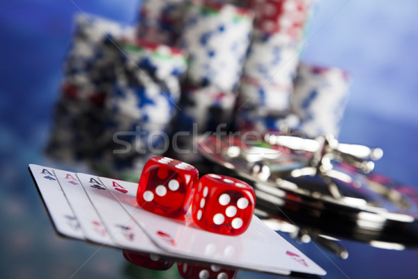 Jugando ruleta casino diversión Foto stock © JanPietruszka