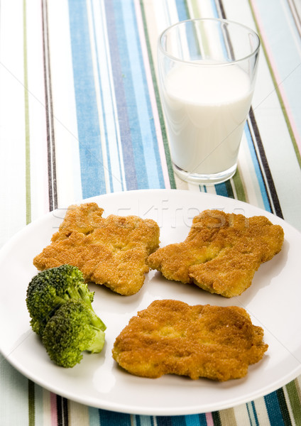 Stock foto: Sojasauce · Brokkoli · farbenreich · Abendessen · Fleisch · Fett