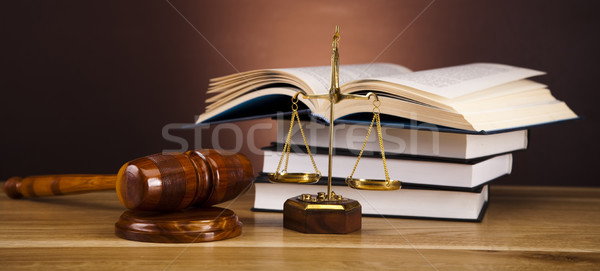  Justice Scale and Gavel Stock photo © JanPietruszka