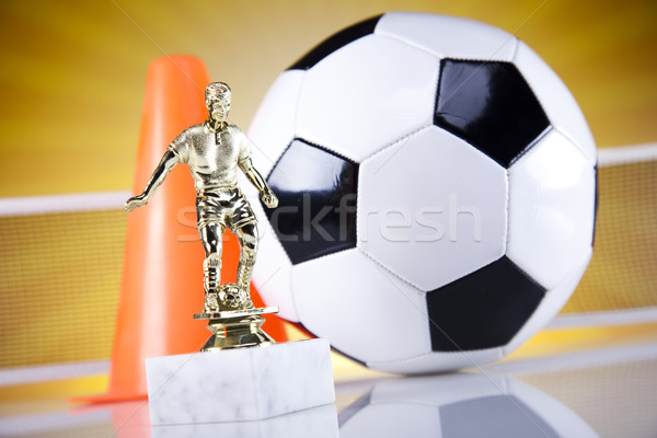 Stockfoto: Voetbal · zonneschijn · voetbal · achtergrond · leuk · bal