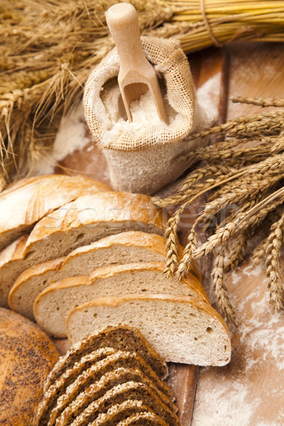 Stok fotoğraf: Ekmek · geleneksel · gıda · arka · plan