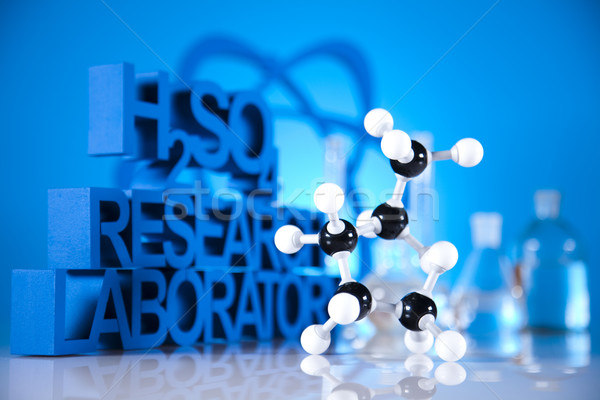Stockfoto: Laboratorium · geneeskunde · wetenschap · fles · lab · chemie