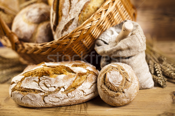 Stockfoto: Gebakken · traditioneel · brood · natuurlijke · kleurrijk · voedsel