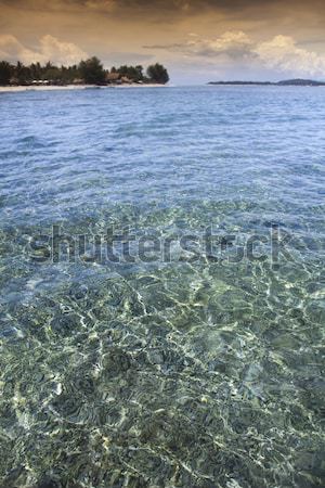 Stock photo: Sea and coastlines of Gili Air, Indonesia