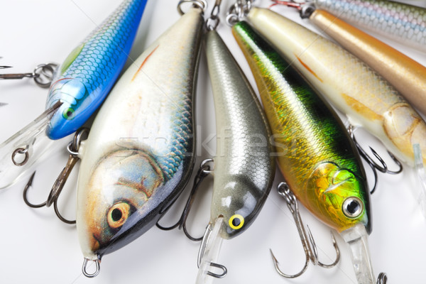 Fly fishing tackle, saturated natural tone theme Stock photo © JanPietruszka