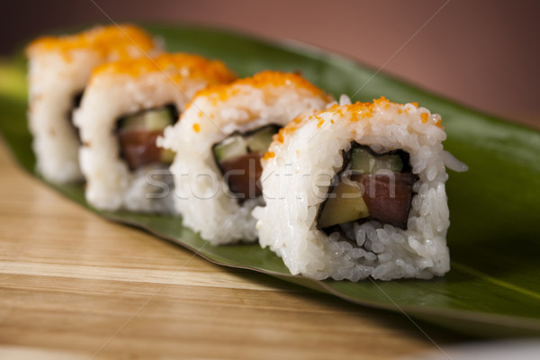 Collection of sushi  Stock photo © JanPietruszka