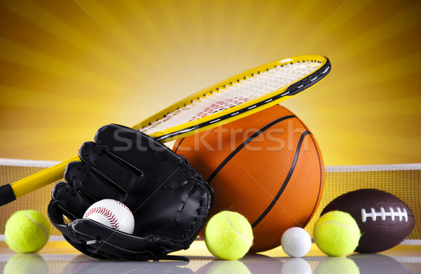 Sport golf football tennis baseball [[stock_photo]] © JanPietruszka