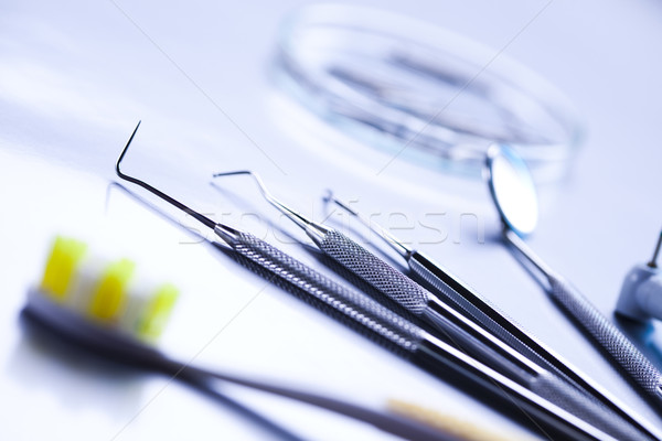  Dental tools Stock photo © JanPietruszka