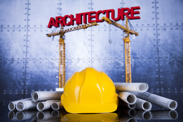 Construction equipment and building concept Stock photo © JanPietruszka