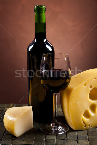 Various types of cheese, saturated ambient rural theme Stock photo © JanPietruszka