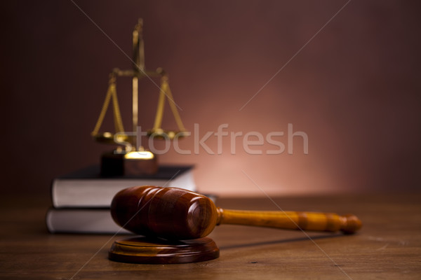 Legno martelletto legge giustizia studio legno Foto d'archivio © JanPietruszka
