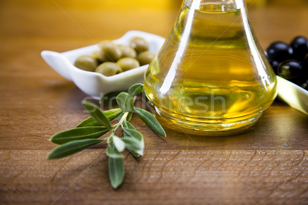 Suplimentar virgin ulei de măsline copac alimente soare Imagine de stoc © JanPietruszka