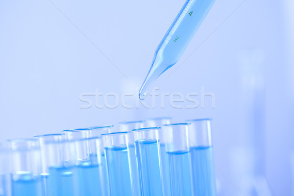 Test tubes closeup, laboratory  Stock photo © JanPietruszka