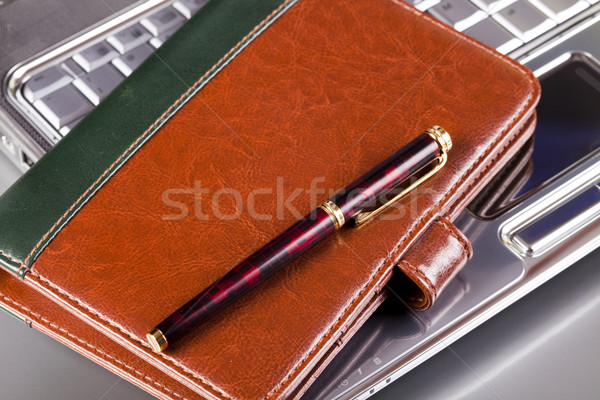 Pen and ballpoint, bright modern theme Stock photo © JanPietruszka