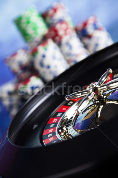 Ruletka hazardu kasyno tabeli zabawy czarny Zdjęcia stock © JanPietruszka